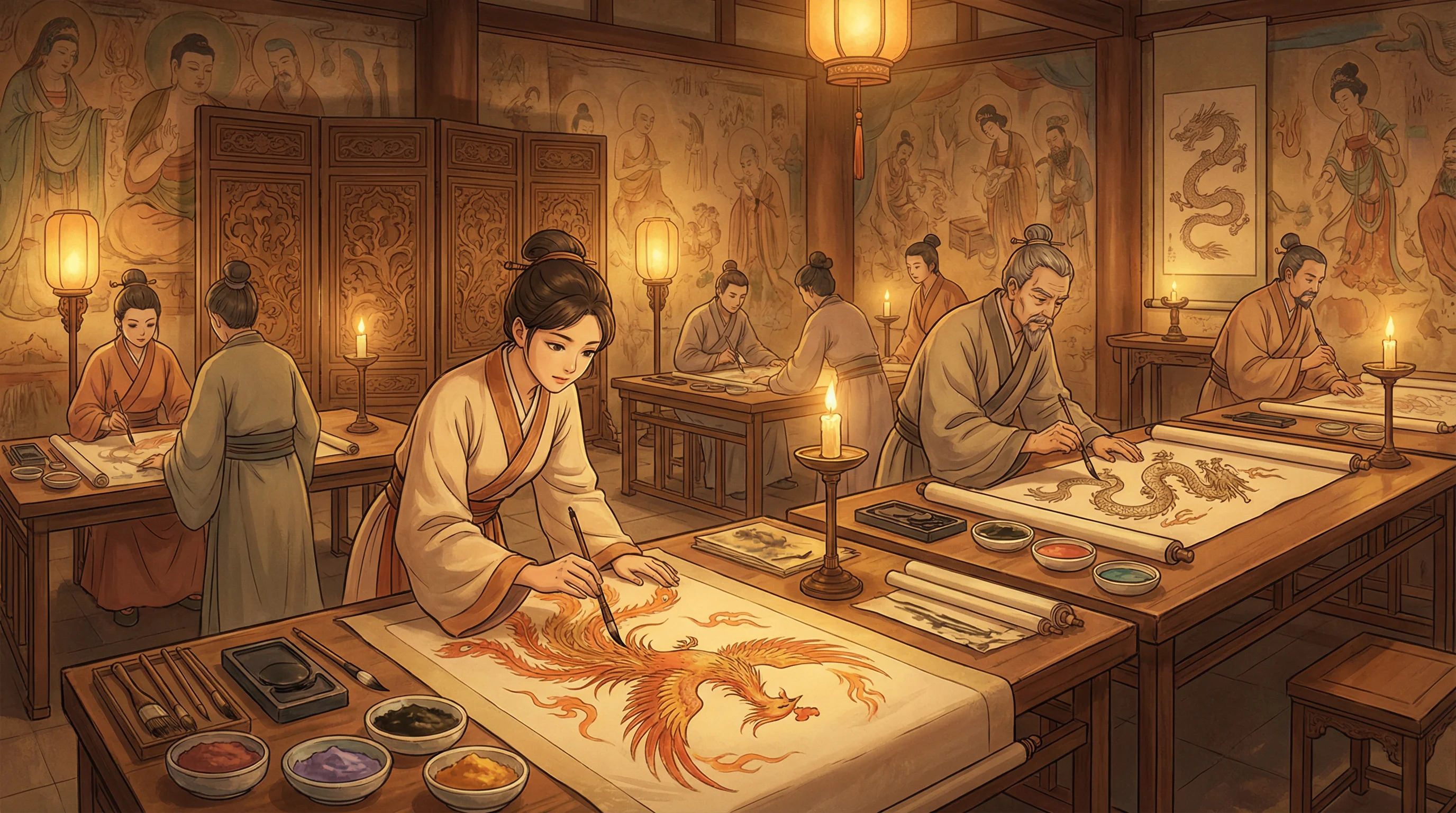 画师入驻 - 中国远征军演员表 国风动漫画师